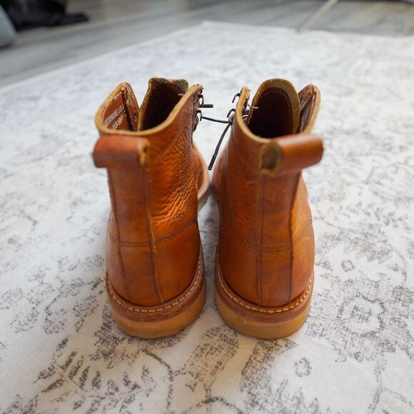 Limited Rancourt & Co. Brown Leather Moc-Toe Boots - Men's 8D - Picture 6 of 8